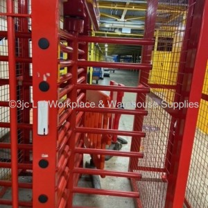 Used Full Height Twin Turnstile With Secure Gates